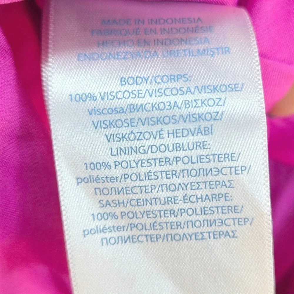 Ralph Lauren Baby Girl Pink Floral Classic Lined‎ Sleeveless A-Line Dress 18Mo